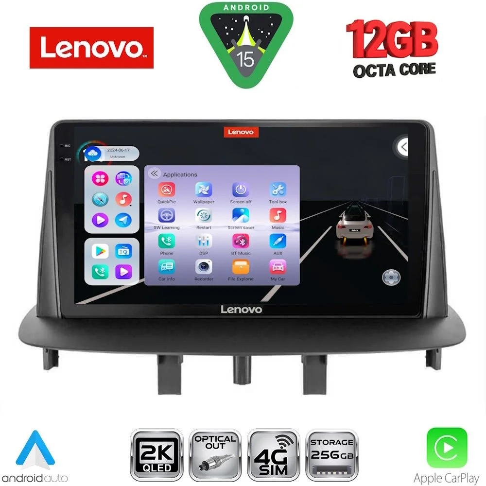 Φωτογραφία προϊόντος: LENOVO SSZ 12556_CPA (9inc) MULTIMEDIA TABLET for RENAULT MEGANE 3 mod. 2009-2016