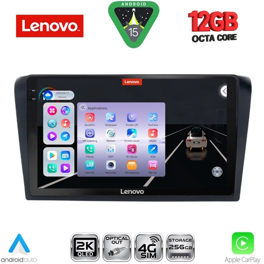 Φωτογραφία προϊόντος: LENOVO SSZ 12365_CPA (9inc) MULTIMEDIA TABLET for MAZDA 3 mod. 2003-2008