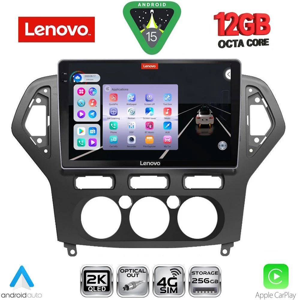 Φωτογραφία προϊόντος: LENOVO SSZ 12162_CPA A/C (10inc) MULTIMEDIA TABLET for FORD MONDEO mod. 2007-2011