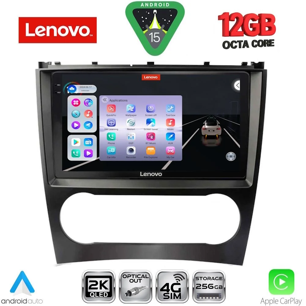 Φωτογραφία προϊόντος: LENOVO SSZ 12404_CPA (9inc) MULTIMEDIA TABLET for MERCEDES C – CLK (W203-209) mod. 2004-2008