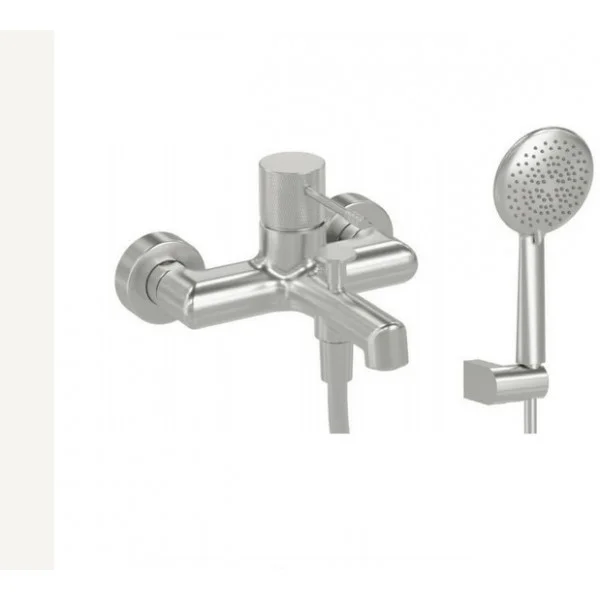 Φωτογραφία προϊόντος: Orabella Terra Brushed Nickel Μπαταρία Μπάνιου Με Τηλέφωνο 10315