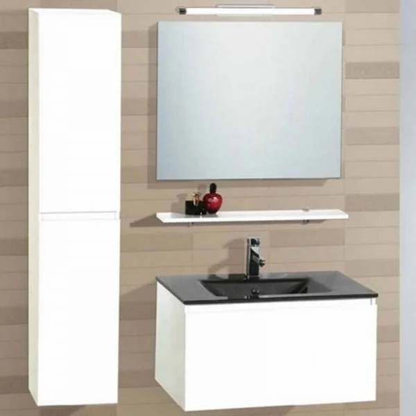 Φωτογραφία προϊόντος: Pro Bagno Τιμαία/Timea 907 B 75x42x46cm Κρεμαστό Έπιπλο Μπάνιου Με Καθρέφτη & Νιπτήρα