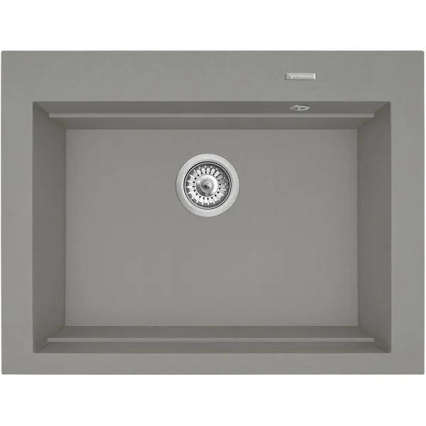 Φωτογραφία προϊόντος: Pyramis Siros 1B Industrial Grey Ένθετος Νεροχύτης Από Συνθετικό Γρανίτη 57x51.5cm 070201201