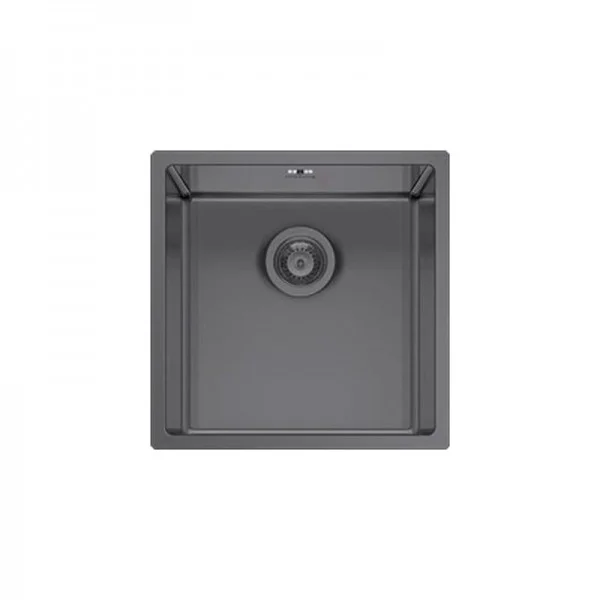 Φωτογραφία προϊόντος: Pyramis Astris Colora Inox Gun Metal ισοπεδος Νεροχύτης 40x40cm