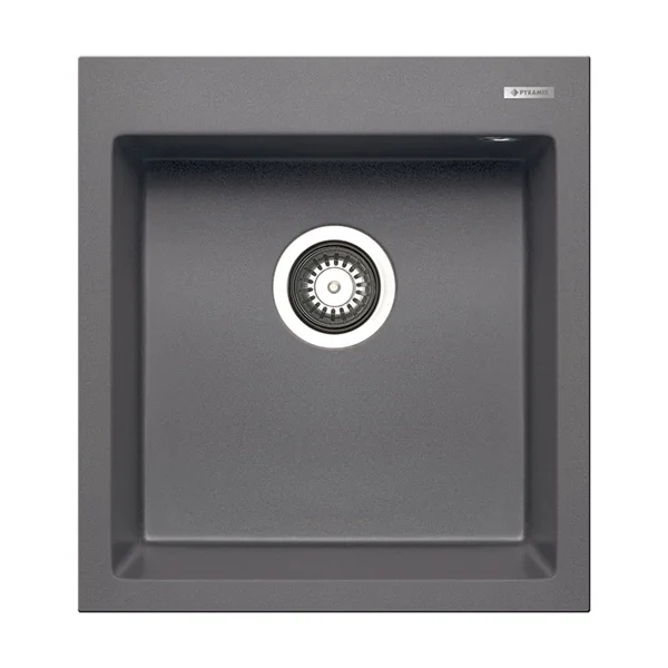 Φωτογραφία προϊόντος: Pyramis Pyragranite Istros 46x50 cm 1B 070044211 Iron Grey Νεροχύτης