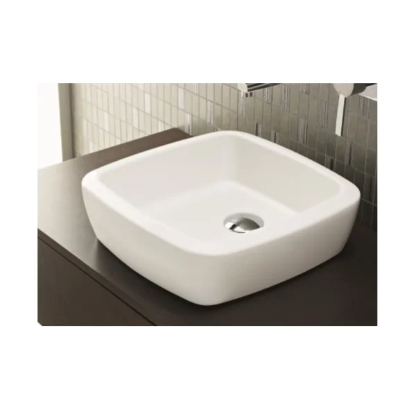 Φωτογραφία προϊόντος: Sanitana Square 275748 39.5x39.5 cm Επικαθήμενος Νιπτήρας Μπάνιου
