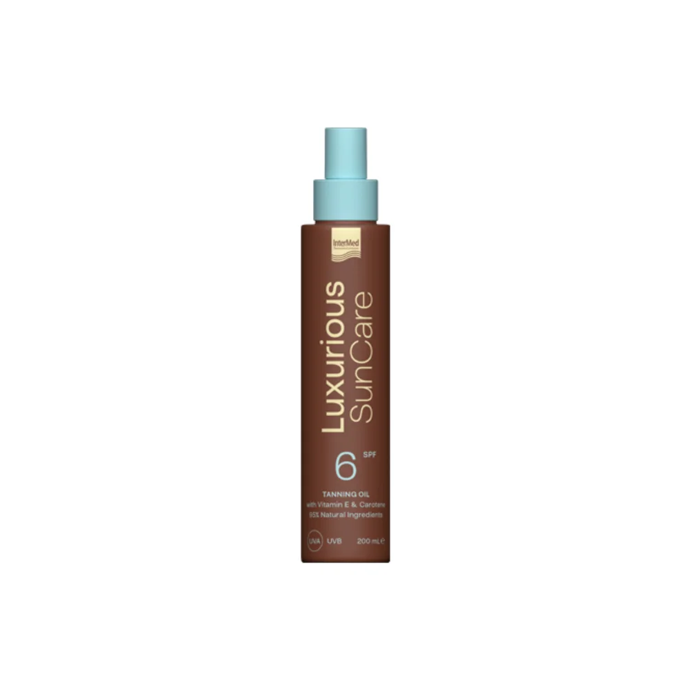 Φωτογραφία προϊόντος: LUXURIOUS SUN CARE Tanning Oil SPF6 - Ξηρό Λάδι για Γρήγορο & Έντονο Μαύρισμα (200ml)