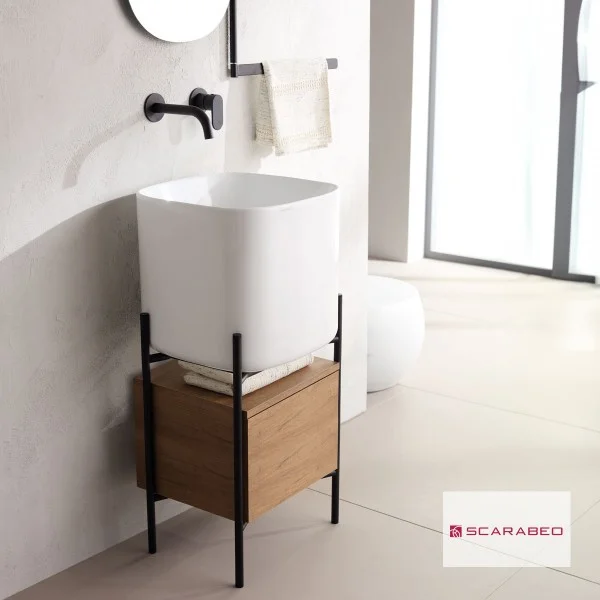 Φωτογραφία προϊόντος: SCARABEO LAILA S 45 / HI BOX Επιπλο δαπέδου 45εκ. Rovere 270105-NROP89 + 5503-300