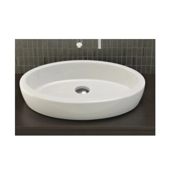 Φωτογραφία προϊόντος: Sanitana UP / OVAL 275747 59.3x39.5cm Επικαθήμενος Νιπτήρας Μπάνιου