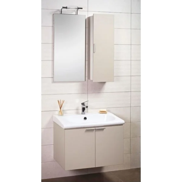 Φωτογραφία προϊόντος: Adamidis Velvet Master72 729 Κρεμαστή Βάση από ανθυγρη μελαμίνη 70x42x45cm Με Νιπτήρα White