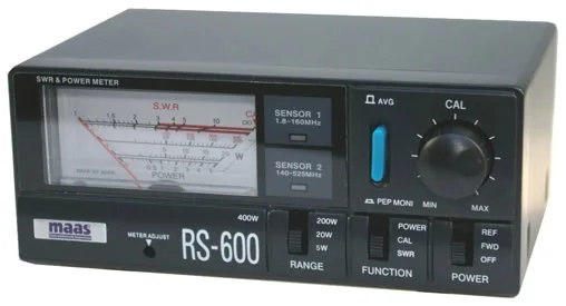 Φωτογραφία προϊόντος: MAAS RS-600 SWR-PWR Meter (Γέφυρα Στασίμων-Ισχύος 400Watt)