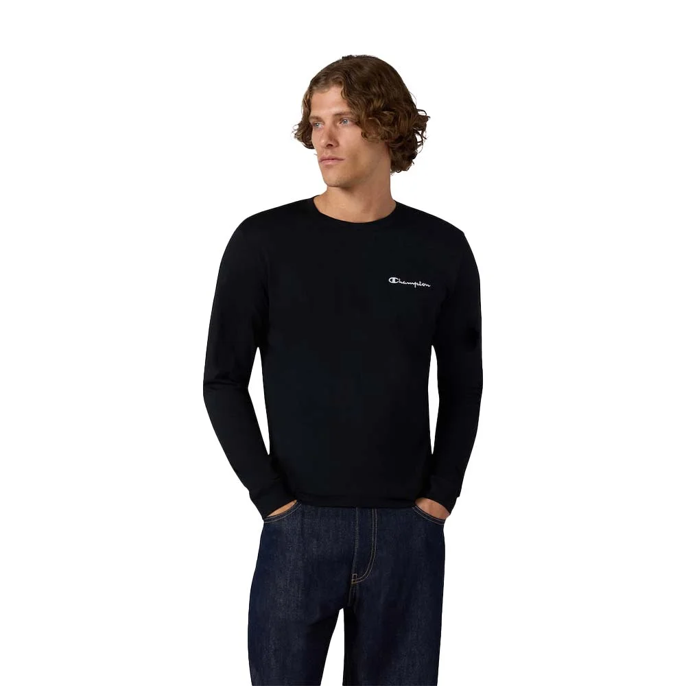 Φωτογραφία προϊόντος: Champion Men's Standard Fit Chest Logo Longsleeve T-Shirt Μαύρο 221799-KK001 (Champion)