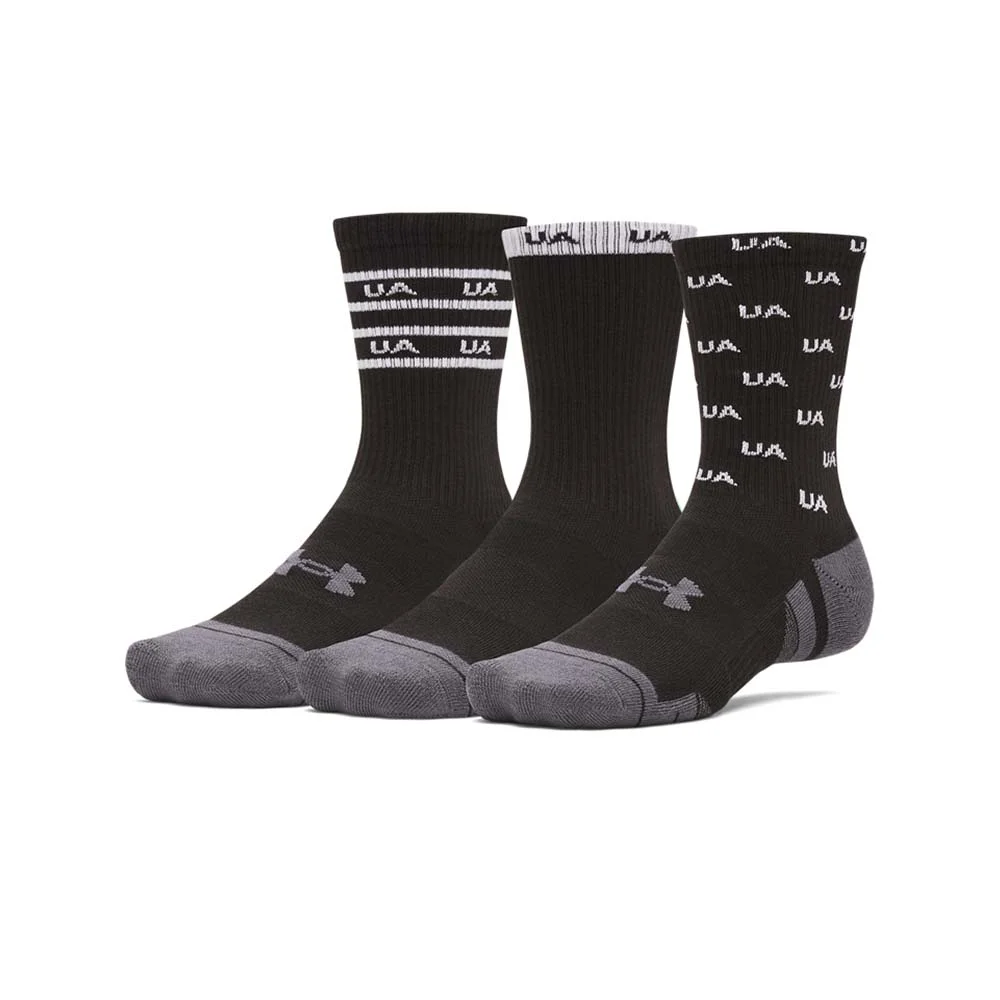 Φωτογραφία προϊόντος: Under Armour Unisex Performance Tech Nov 3 Pack Crew Socks Μαύρο 1379515-004 (Under Armour)