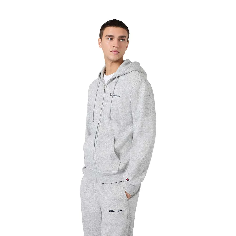 Φωτογραφία προϊόντος: Champion Men's Fleece Full-Zip Small Logo Hoodie Γκρι 221794-EM021 (Champion)