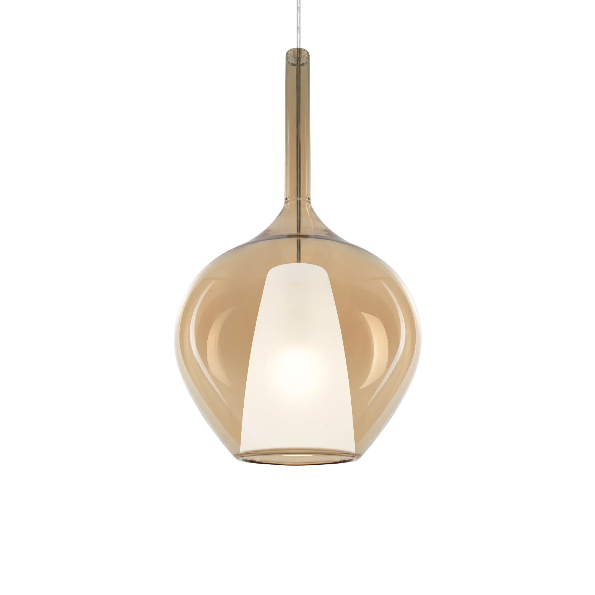 Φωτογραφία προϊόντος: Ideal lux Kalique SP1 D28 Κρεμαστό Φωτιστικό Μελί E27 Χρώμιο