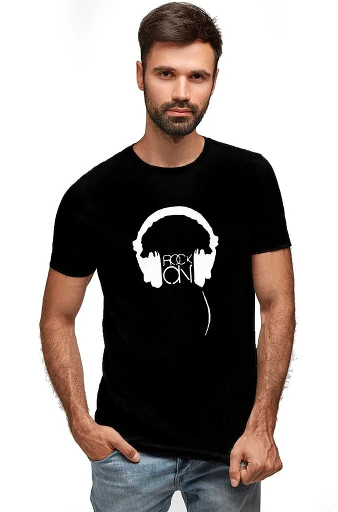 Φωτογραφία προϊόντος: Prime T-Shirt Μαύρο με σχέδιο Rock 8592-1