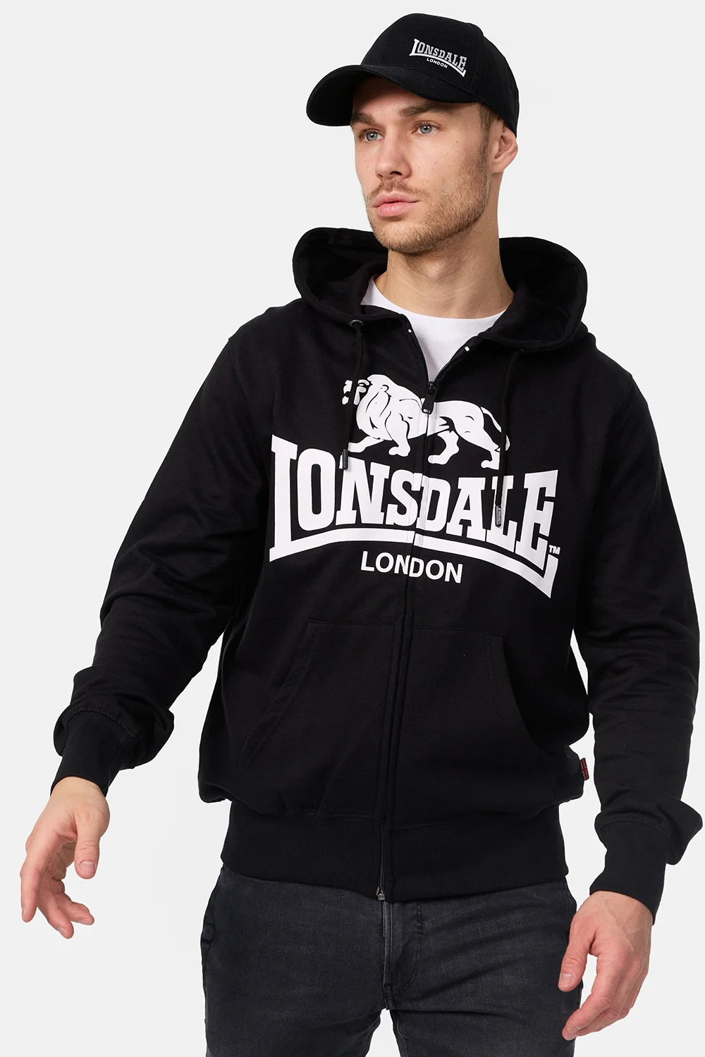 Φωτογραφία προϊόντος: Lonsdale Ανδρική Ζακέτα Krafty 113096-1000 Μαύρη