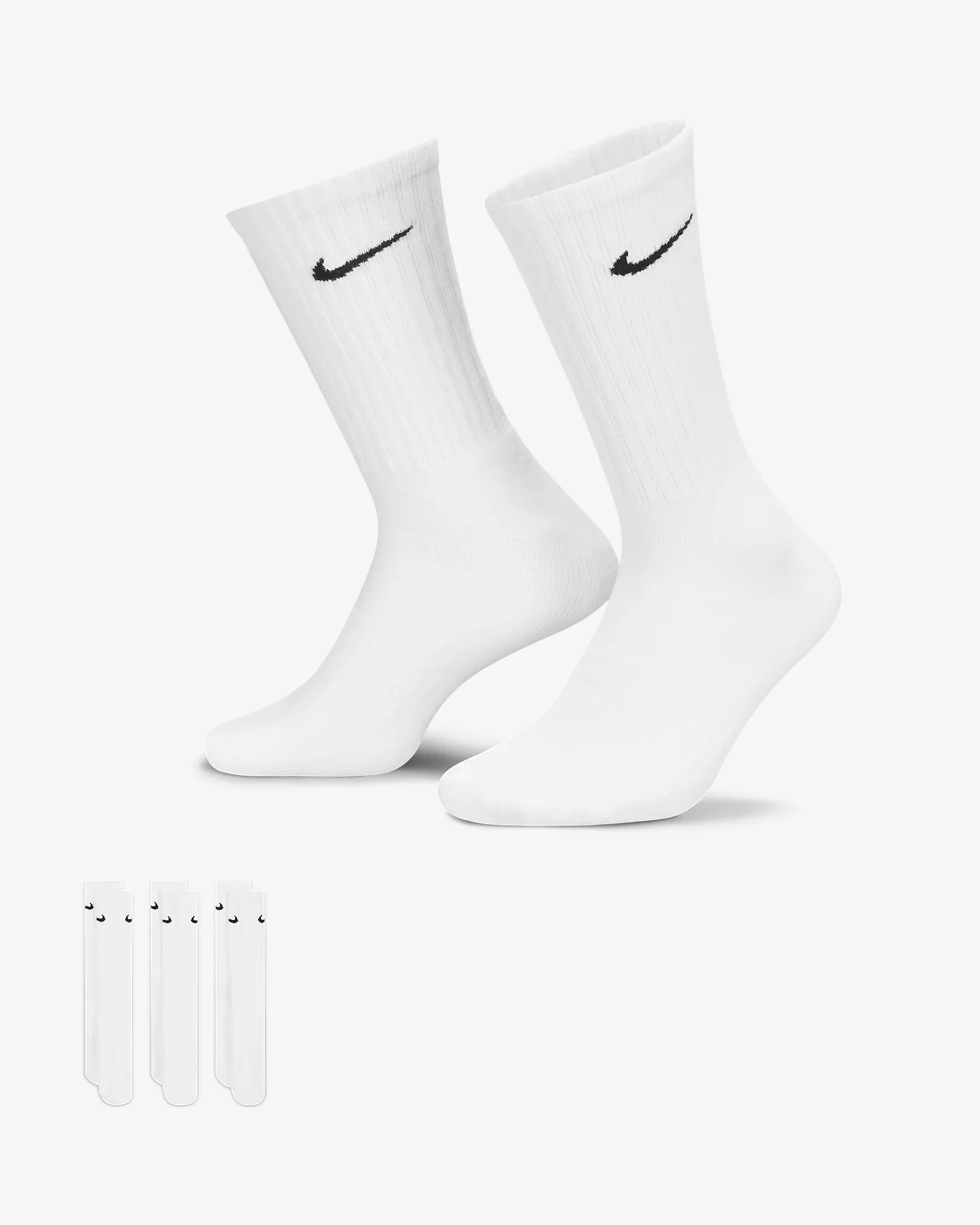 Φωτογραφία προϊόντος: Nike Κάλτσες Cushioned 3 pairs SX4508-101 Λευκές