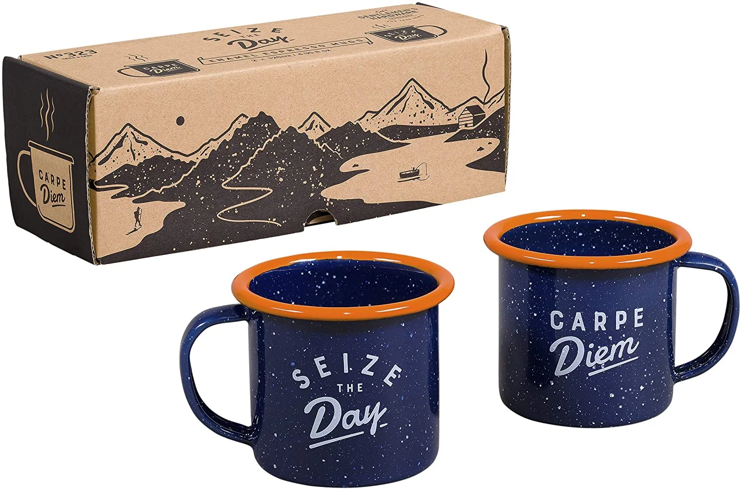 Φωτογραφία προϊόντος: Wild & Wolf Κούπες Espresso Σετ 2τμχ Enamel Espresso Set - Wild and Wolf