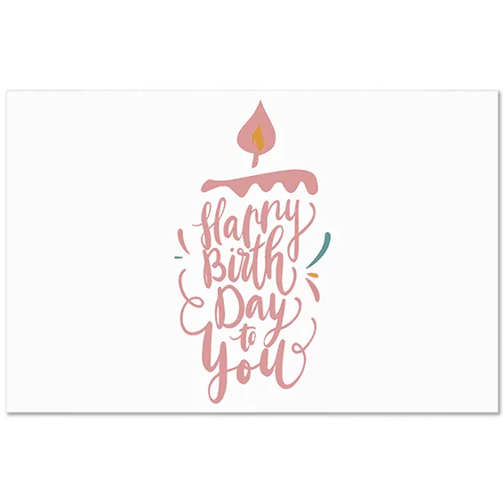 Φωτογραφία προϊόντος: OEM Καμβάς Happy B-Day! Οριζόντιο 60Χ40