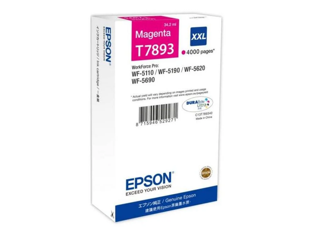 Φωτογραφία προϊόντος: Ink Epson T789340 Magenta with pigment ink -Size XXL - C13T789340