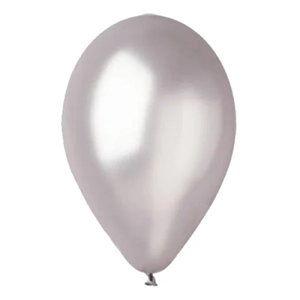 Φωτογραφία προϊόντος: Maskarata 100τεμ μπαλόνιa latex 30cm μεταλλιζέ ασημί 30cm, Swan, m8009-asi