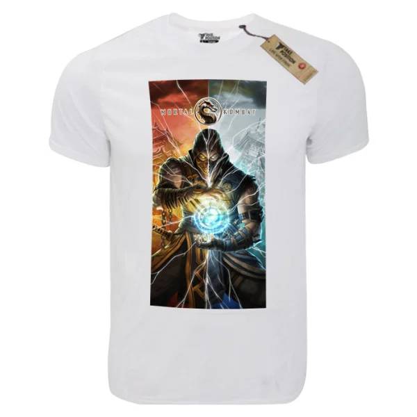 Φωτογραφία προϊόντος: TakePosition T-shirt unisex T-cool λευκό Mortal combat Power Ball, 900-4504