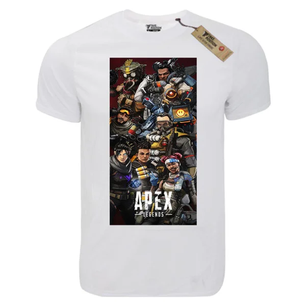 Φωτογραφία προϊόντος: T-shirt unisex Takeposition T-cool λευκό Apex Legents 900-4532