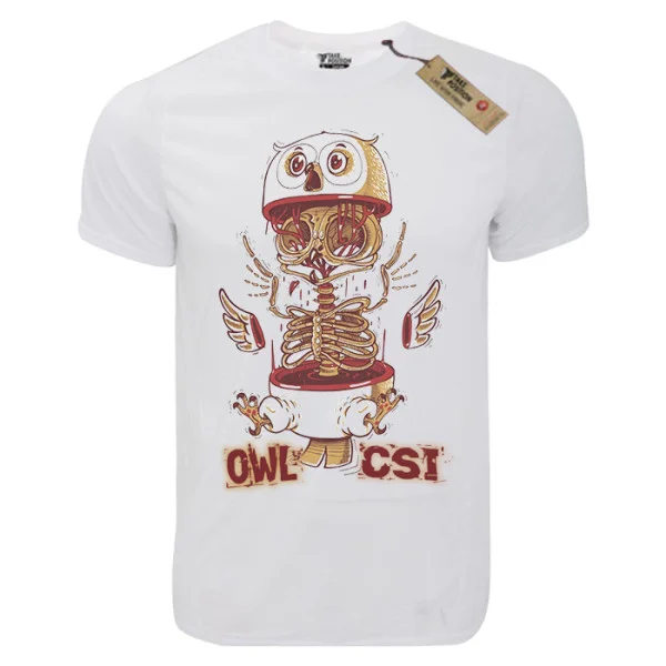 Φωτογραφία προϊόντος: T-shirt unisex Takeposition T-cool λευκό Owl Csi, 900-1502