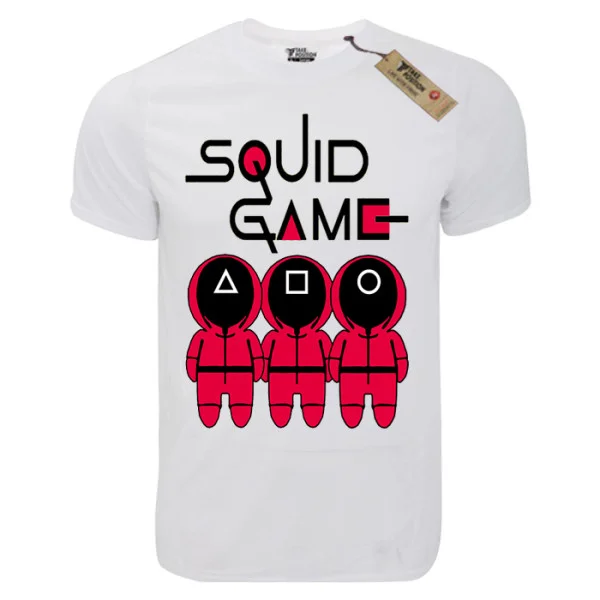 Φωτογραφία προϊόντος: TakePosition T-shirt unisex T-cool λευκό Squid game logo, 900-4683