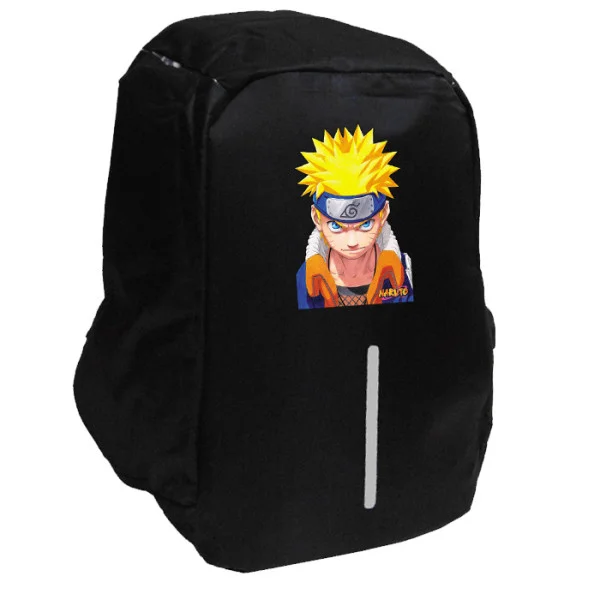 Φωτογραφία προϊόντος: Takeposition Anime Naruto Angry Σχολική τσάντα Razor 1κεντρική θέση Rpet 600D 44Y x 34Μ x 10Π, Μαύρο, 973-1333-02