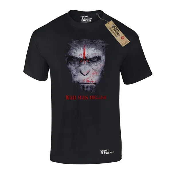 Φωτογραφία προϊόντος: T-SHIRT ΑΝΔΡΙΚΟ ΒΑΜΒΑΚΕΡΟ ΜΑΥΡΟ 150GR, TAKEPOSITION, WAR HAS BEGAN, 307-8503