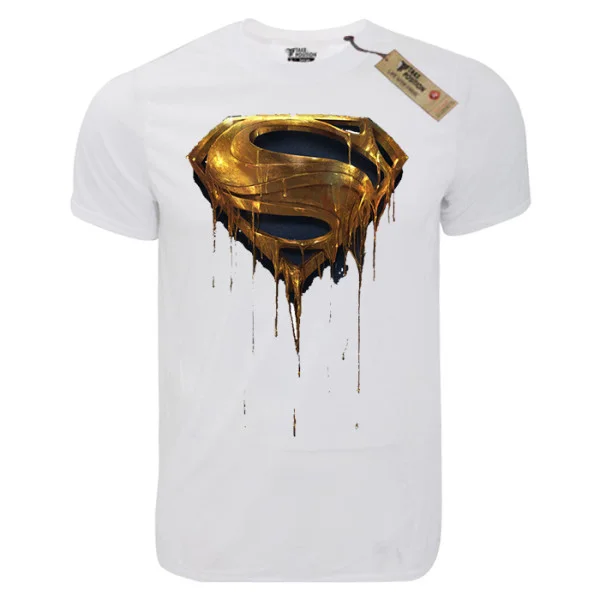 Φωτογραφία προϊόντος: T-shirt unisex Takeposition T-cool λευκό Super man 900-8511