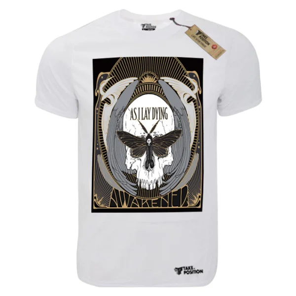 Φωτογραφία προϊόντος: TakePosition T-shirt unisex T-cool λευκό As I lay dying, Awakened, 900-7690