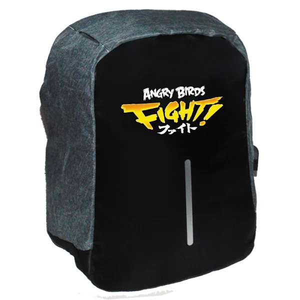 Φωτογραφία προϊόντος: Takeposition Angry Bird Fight Σακίδιο πλάτης Razor 1κεντρική θέση Rpet 600D 44Y x 34Μ x 10Π Μαύρο/γκρι 973-4706-07