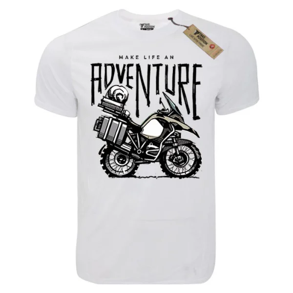 Φωτογραφία προϊόντος: TakePosition T-shirt unisex T-cool λευκό Make life Adventure, 900-9096