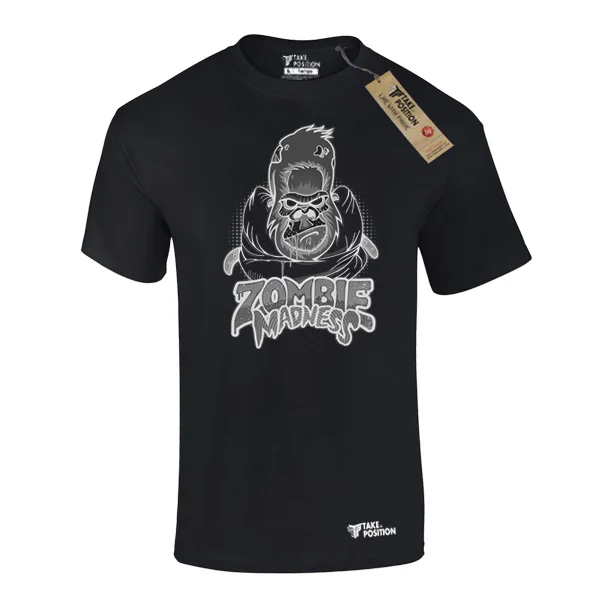 Φωτογραφία προϊόντος: T-SHIRT ΒΑΜΒΑΚΕΡΟ TAKEPOSITION ZOMBIE MADNESS, ΜΑΥΡΟ, 307-1510