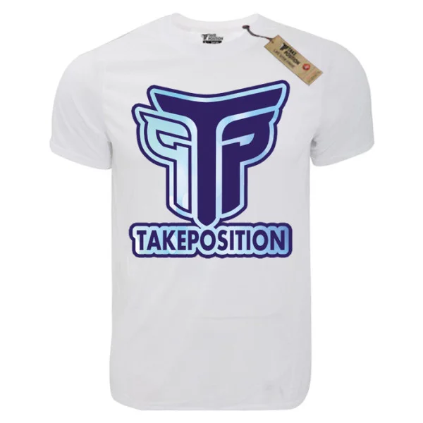 Φωτογραφία προϊόντος: TakePosition T-shirt unisex T-cool λευκό Logo, 900-0033-14