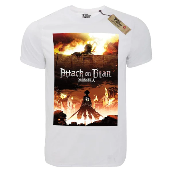 Φωτογραφία προϊόντος: T-shirt unisex Takeposition T-cool λευκό Attack on Titan, 900-1025