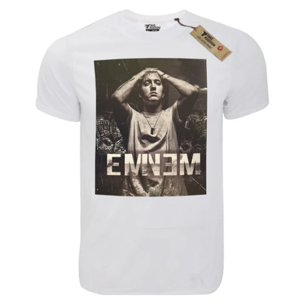 Φωτογραφία προϊόντος: T-shirt unisex Takeposition T-cool λευκό Eminem Think, 900-7526