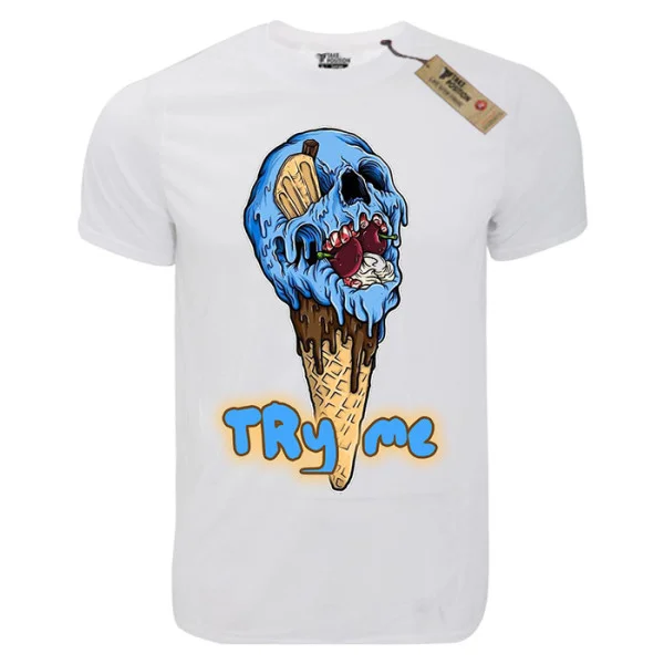Φωτογραφία προϊόντος: T-shirt unisex Takeposition T-cool λευκό Try me, 900-1511