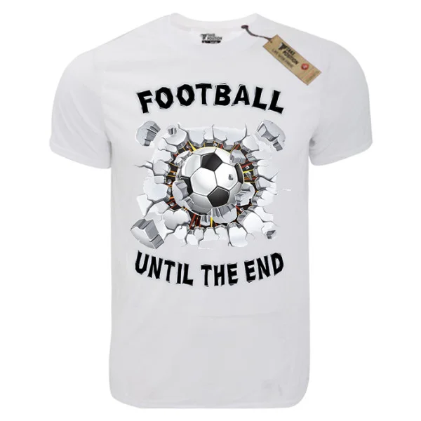 Φωτογραφία προϊόντος: TakePosition T-shirt unisex T-cool λευκό Football until the end, 900-5529