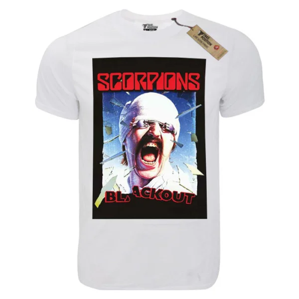 Φωτογραφία προϊόντος: T-shirt unisex Takeposition T-cool λευκό Scorpion Blackout, 900-7645