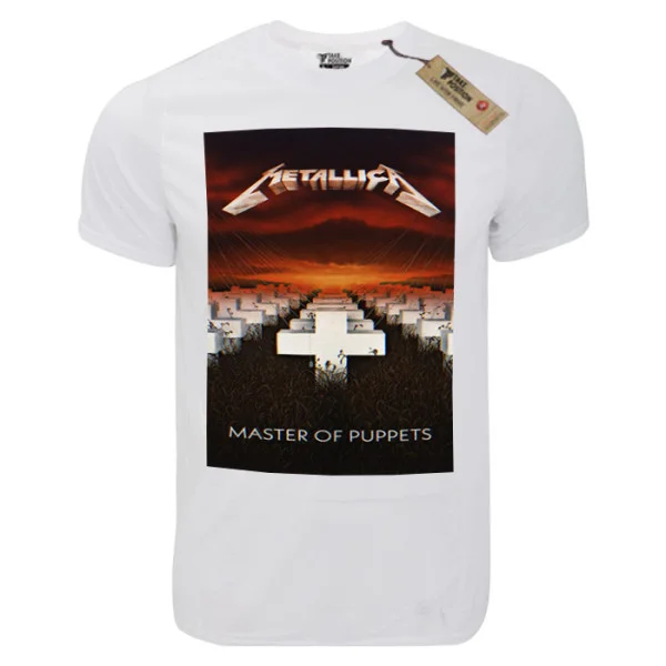 Φωτογραφία προϊόντος: T-shirt unisex Takeposition T-cool λευκό Metallica Muster of puppets, 900-7542
