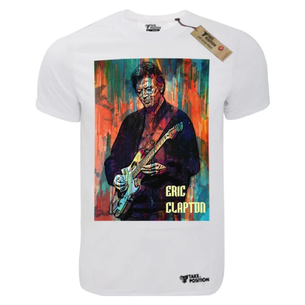 Φωτογραφία προϊόντος: TakePosition T-shirt unisex T-cool λευκό Eric Clapton, 900-7714