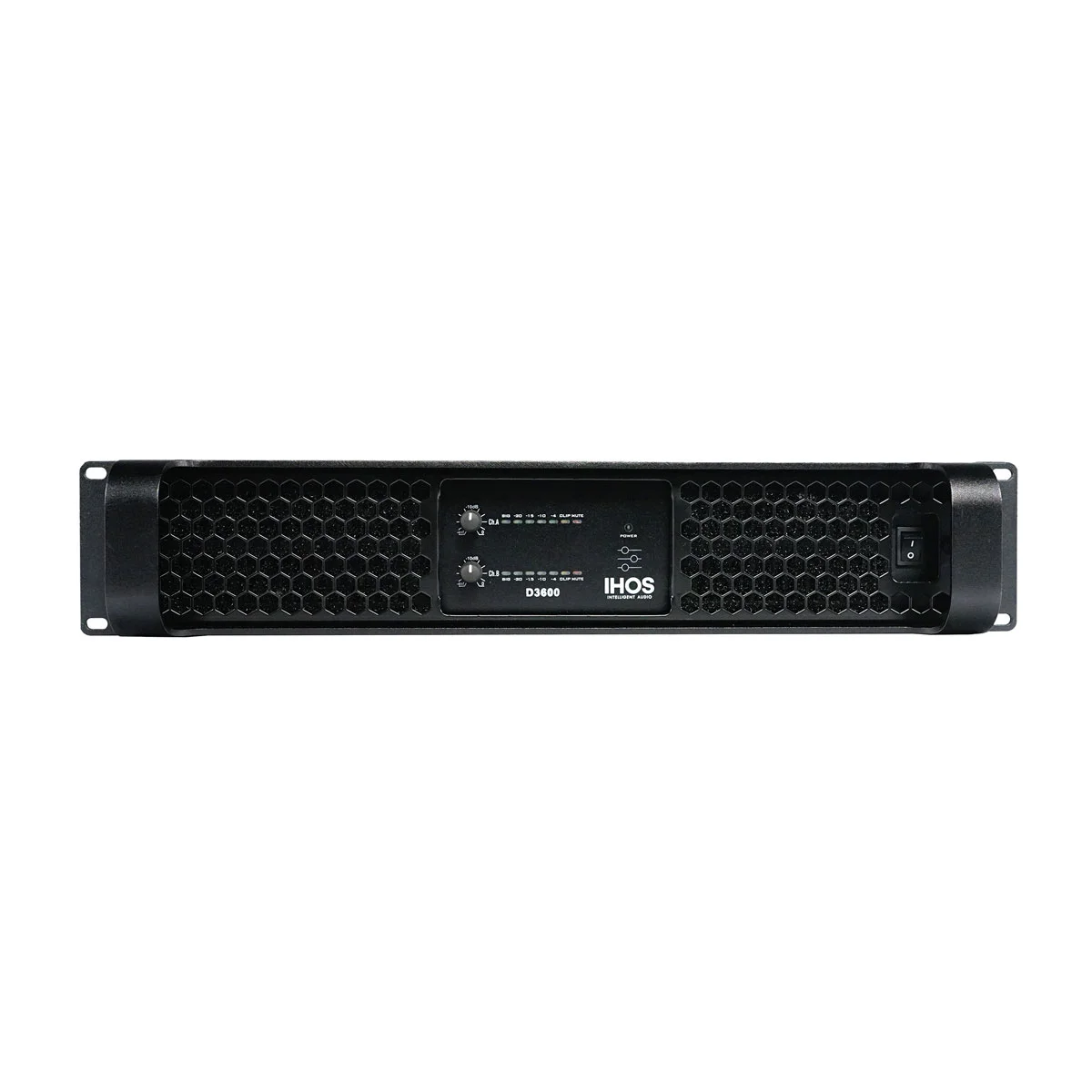 Φωτογραφία προϊόντος: Ihos D-3600 - Ενισχυτής D class 2 καναλιών 2 x 3600w/4 Ω