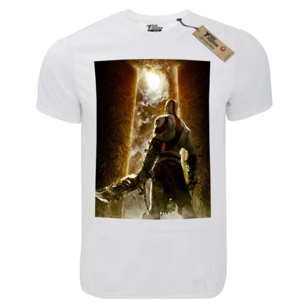 Φωτογραφία προϊόντος: T-shirt unisex Takeposition T-cool λευκό Kratos chain of olympus 900-4522