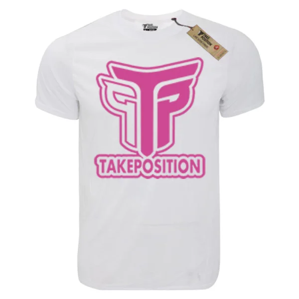 Φωτογραφία προϊόντος: TakePosition T-shirt unisex T-cool λευκό Logo, 900-0030-27