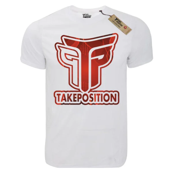 Φωτογραφία προϊόντος: TakePosition T-shirt unisex T-cool λευκό Logo, 900-0032-19
