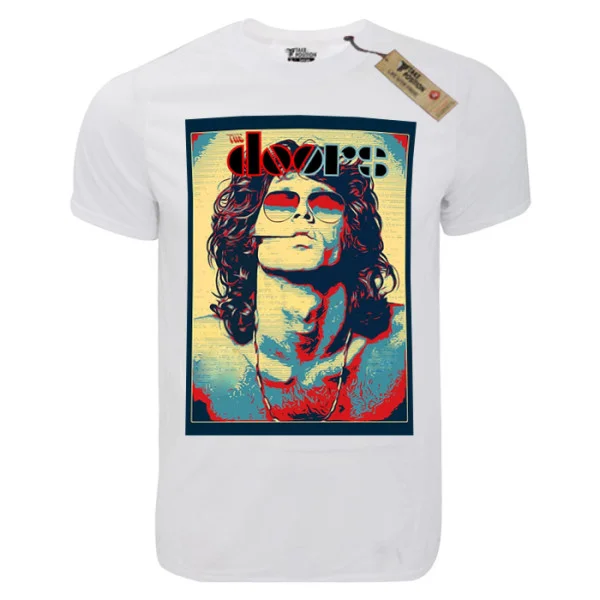 Φωτογραφία προϊόντος: T-shirt unisex Takeposition T-cool λευκό The Doors, 900-7609